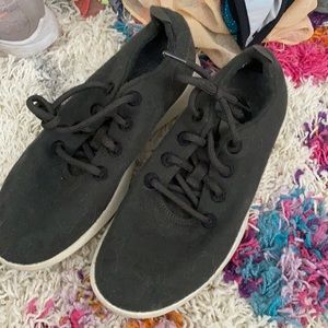 All bird wool runners dark green